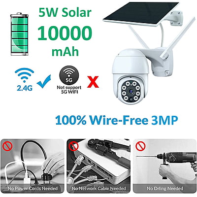 Wifi Solar Camera PTZ 3 MP Wifi Solar Camera PTZ 3 MP