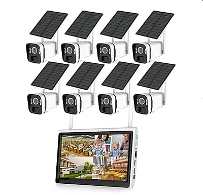 Solar NVR WiFi CCTV System-8 Channel