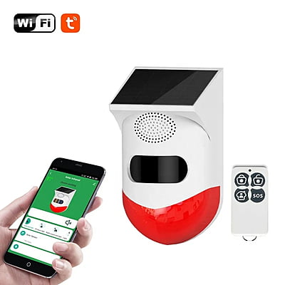 Outdoor Solar PIR Detector-Panel Based