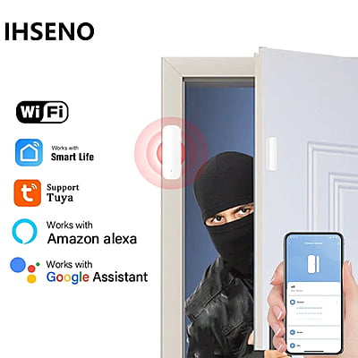 Wireless Indoor door & window sensor-with panel Wireless Indoor door & window sensor-with panel