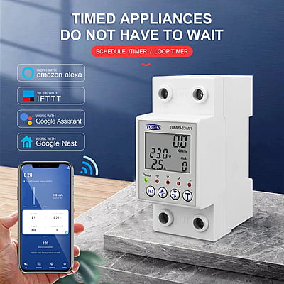 Wifi Power Meter-Tuya- Single Phase Wifi Power Meter-Tuya- Single Phase