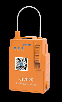 Electronic container seal padlock alarm