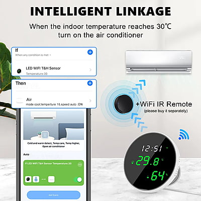 Wifi Temperature and Humidity Sensor Wifi Temperature and Humidity Sensor