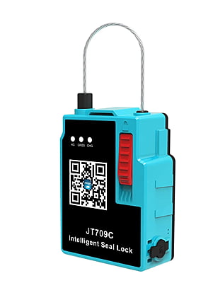 Electronic container seal padlock alarm