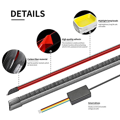 Car rear LED lights