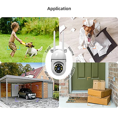 Tuya Wifi PTZ Camera With LED- 30 watts light Tuya Wifi PTZ Camera With LED- 30 watts light