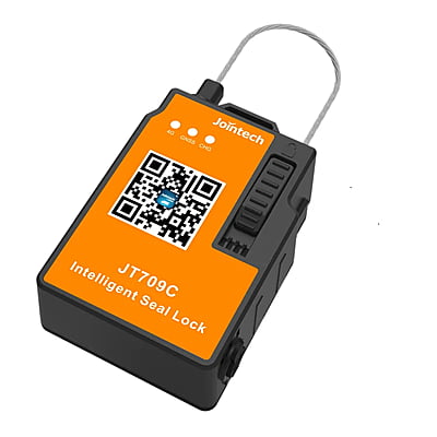 Electronic container seal padlock alarm
