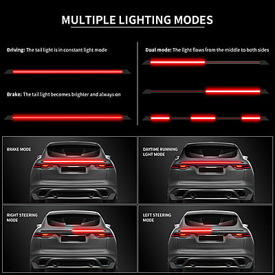 Car rear LED lights