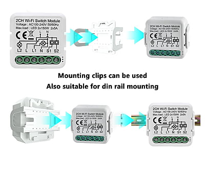 Tuya One way ON/OFF Relay Module Switch-AC Tuya One way ON/OFF Relay Module Switch-AC