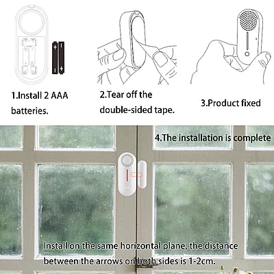 WiFi Direct Door & Window Sensor with Siren WiFi Direct Door & Window Sensor with Siren
