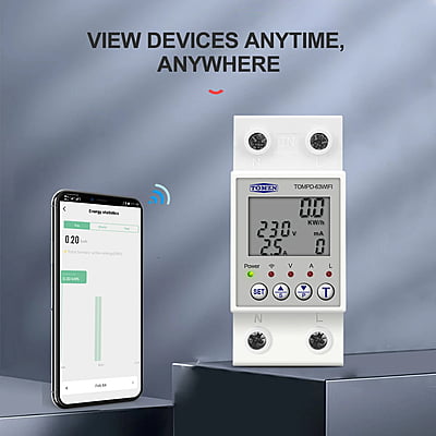 Wifi Power Meter-Tuya- Single Phase Wifi Power Meter-Tuya- Single Phase