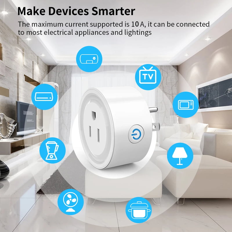 Wifi Tuya Smart Socket Wifi Tuya Smart Socket