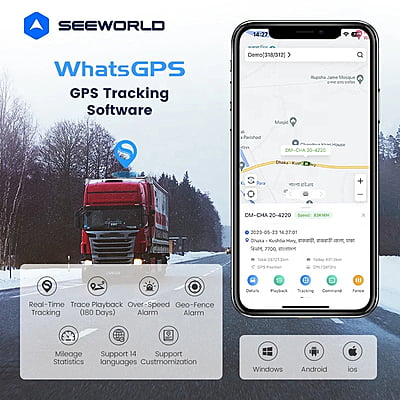 Remote Engine Cut Off GPS Tracking Device Support Fuel Level Monitor